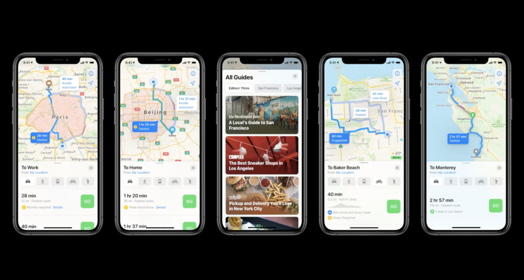 ios 14 maps