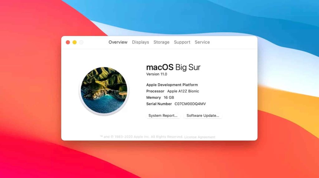 MacOS Big Sur Destekleyen Cihazlar