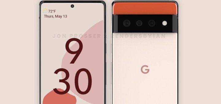 Google Pixel 6 Modelinin Render Görüntüleri Ortaya Çıktı